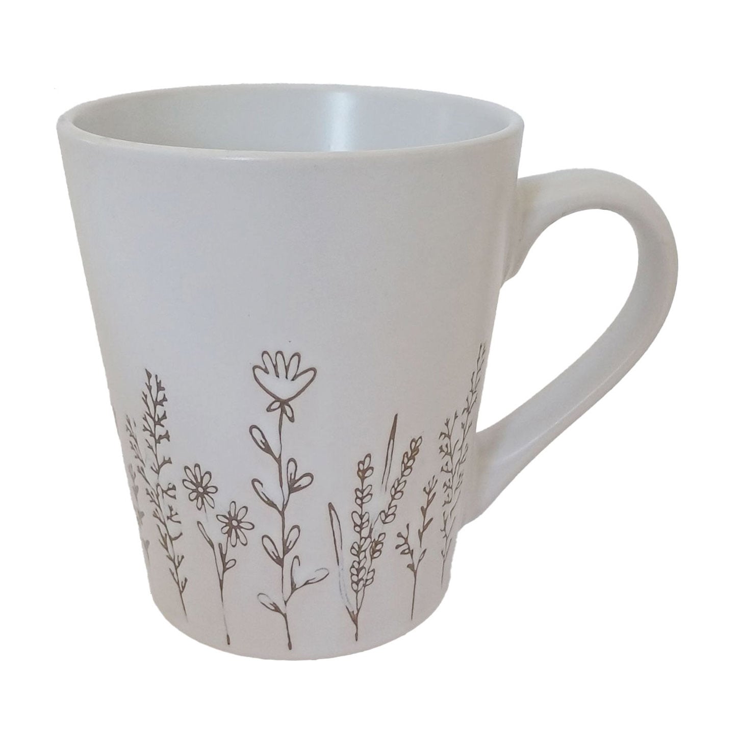 Чашка Milika Blossom White Grey, 350 мл (M0420-86E-038C-1440)