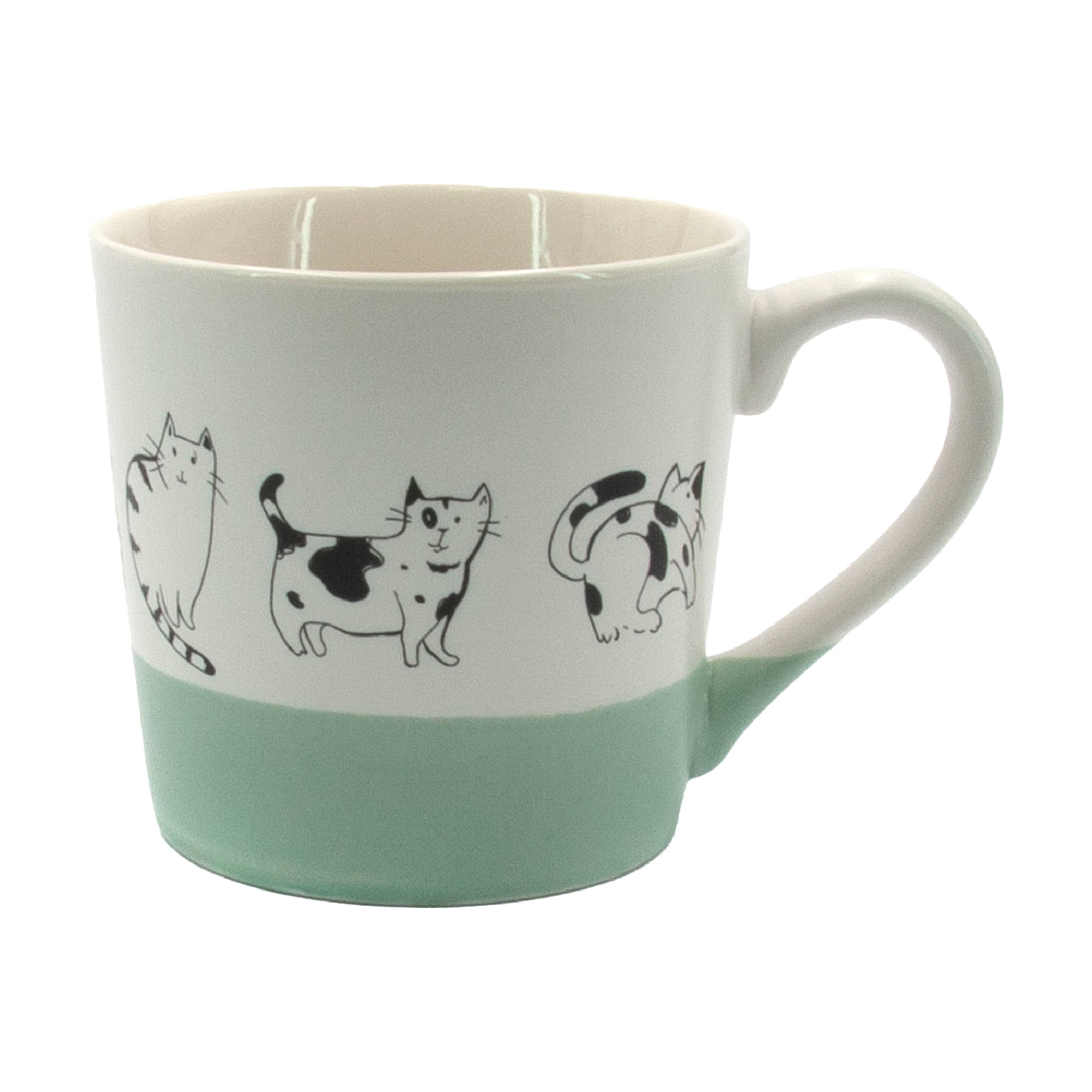 Чашка Milika Fawnera Cats Green, 390 мл (M0520-B357-G3357B)